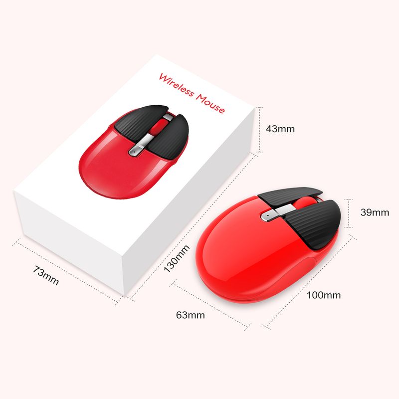 M106 rechargeable 2.4G wireless silent rabbit mouse, one click return to desktop office mouse_voghion.com