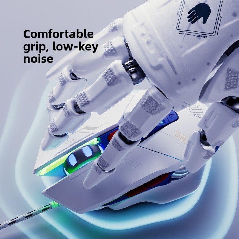【High Quality】 INPHIC W9p Wired Silent Glowing Gaming Mouse For PUBG E-Sports Office Laptop_voghion.com