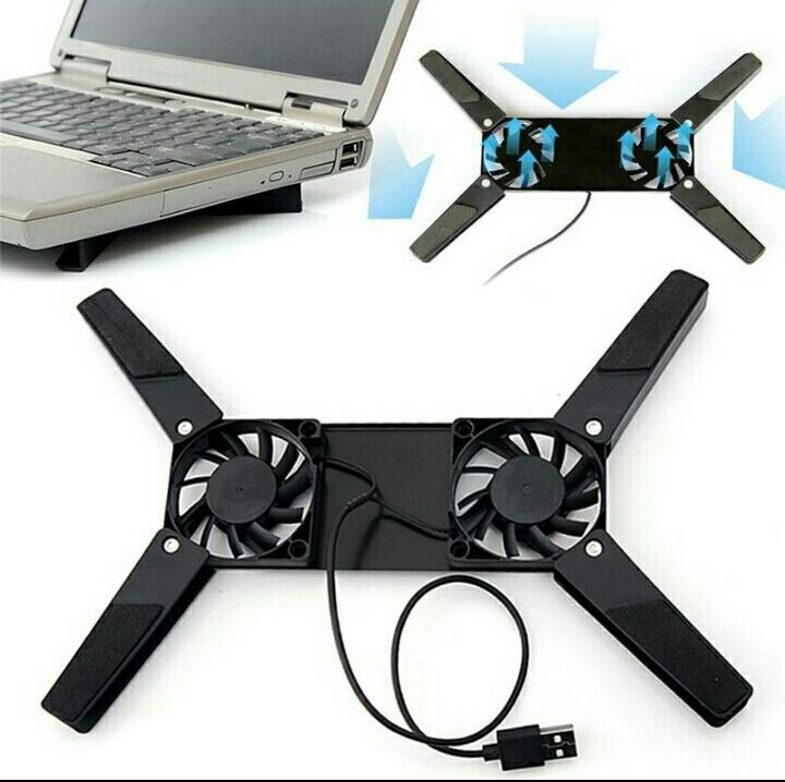 Notebook-viftekjøler radiatorbrakett USB-vifte notebook-kjøler for 10-17 roterbar USB-viftekjølepute for bærbar datamaskin_voghion.com