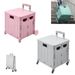 45L Portable Foldable Shopping Trolley Grocery Cart Crate Box W/Wheels Boot Cart_voghion.com