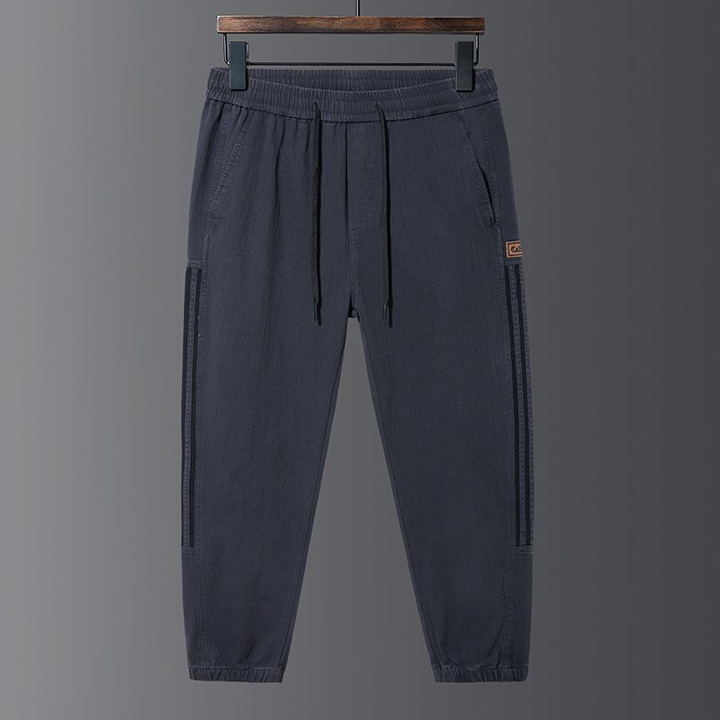Jeans elasticizzati taglie forti da uomo, pantaloni larghi e coordinati, vita elastica_voghion.com