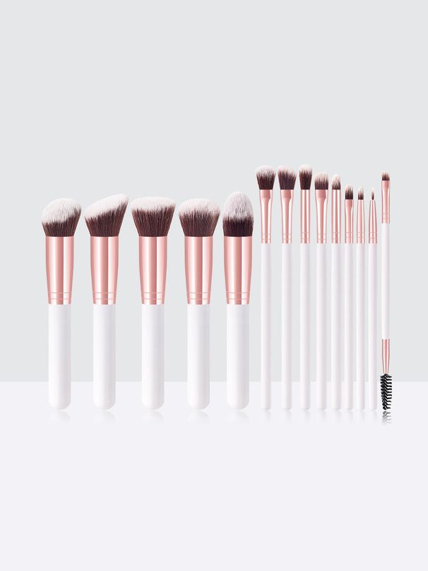 Set di pennelli per trucco da 14 pezzi, strumenti di bellezza, set di pennelli GUJHUI_voghion.com