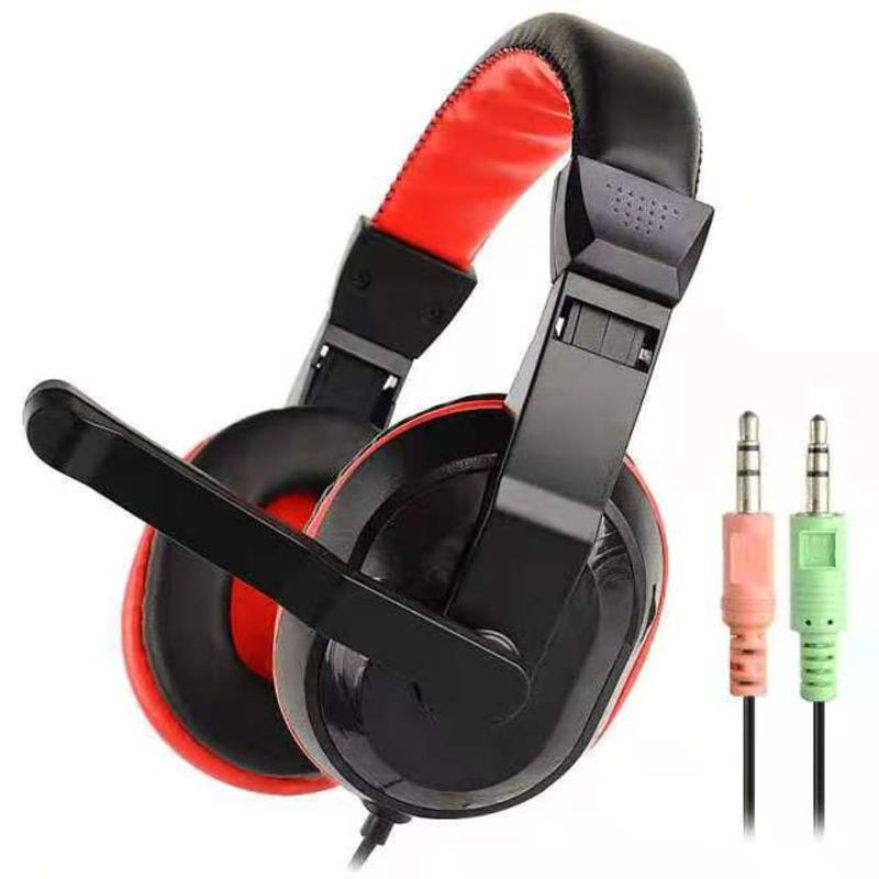Mesade Internet Cafe With Microphone Speaker Computer Headset_voghion.com