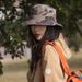 Cappello da pesca pieghevole Mountain Style - Protezione solare UPF 50+ per campeggio, escursionismo e pesca da donna, ad asciugatura rapida e ripiegabile_voghion.com