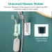 1 pièces 360 ° réglable avec crochets ventouse accessoires universels support de pommeau de douche auto-adhésif support de montage mural de salle de bain_voghion.com