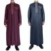 Men's Clothing Men's Muslim Robe Stand Collar Printed Ethnic Style Loose And Comfortable Jumpsuit_voghion.com