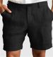 Männer d'Kleeder Summer Atmung staark Faarf Outdoor Fräizäit Zipper Button Shorts_voghion.com