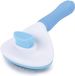 Depets Self Cleaning Slicker Brush, Dog Cat Bunny Pet Grooming Shedding Brush - Easy To Remove Loose Undercoat_voghion.com
