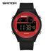 Unisex Digital Sports Watch With Luminous Display, 50M Waterproof, Lightweight Silicone Strap For Outdoor & Daily Wear_voghion.com