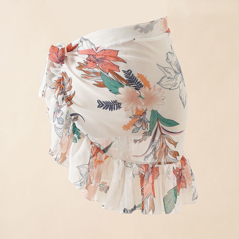 Chemisier en mousseline de soie imprimé léopard pour femme, haut portefeuille à bretelles et imprimé tie-dye, idéal pour les vacances à la plage_voghion.com