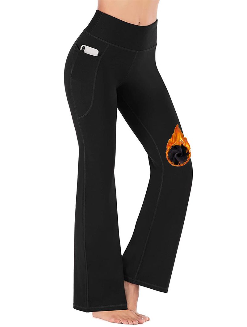 Große Yogahosen aus Samtnylon und verdicktem Samt für Damen, Laufsport, Yogahosen, Leggings, Tanzhosen_voghion.com
