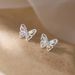 Dream Of The ~ Colorful Butterfly Zircon For Women Summer Exquisite Small Light Luxury Niche High-end Earrings_voghion.com