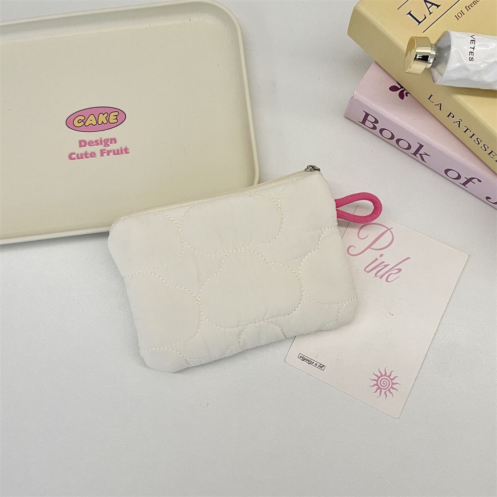 5951 Borsa a forma di nuvola trapuntata, borsa per auricolari portatile per studenti, organizer per cosmetici, portafoglio per monete_voghion.com