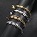Patchwork Single Layer Hip Hop Trendy Ins Cuban Chain Titanium Steel Men's Bracelet_voghion.com