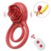 Anello vibrante Rose Toy per uomini e donne, telecomando senza fili, anelli ritardanti per l'eiaculazione, giocattoli sessuali per uomini R_voghion.com
