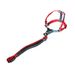 Pet Color Block Ins Style Nylon Dog Collar Leash Chest Harness Set_voghion.com