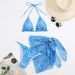 Two-Piece Swimsuit Hot Spring Beach Women's Cover-Up Bikini Three-Piece Set_voghion.com