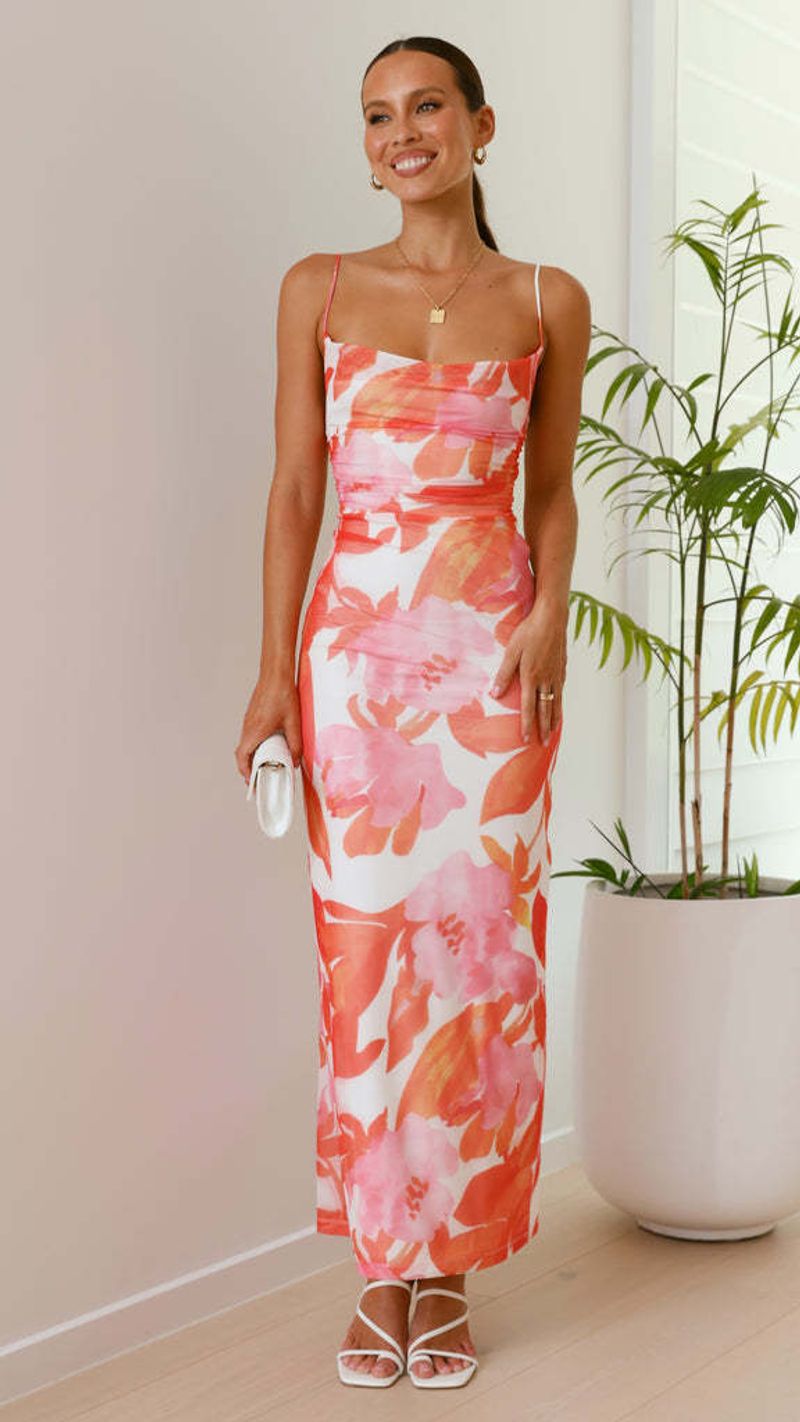 European And American Women's Summer Printed Sleeveless Vest Camisole Top Sexy Slim Hip Dress Summer Women_voghion.com
