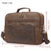 Men's Genuine Crazy Horse Leather Messenger Bag - Vintage Large Capacity Crossbody Laptop Briefcase (Retro Style Fits 15.6" Notebook Water-Resistant)_voghion.com