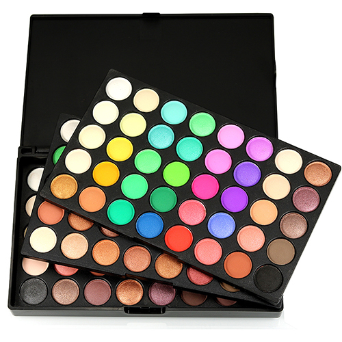 Hislaves 120 Faarwen Professionell Matt Schimmer Lidschattenpalette Make-up Kosmetik Kit -_voghion.com