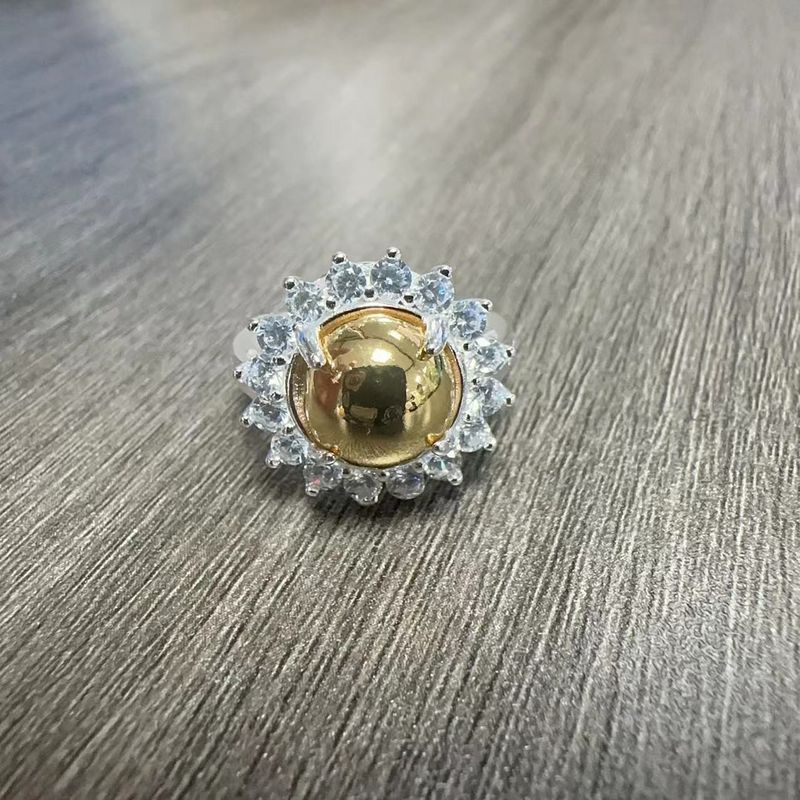 Thai Amulet Style Rice-Absorbing Star Men And Women, Adjustable Creative Open Ring With Moissanite For Index_voghion.com