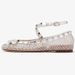 European And American Cross-Border Trade New Fashion Show Mesh Rhinestone One-Strap Niche Large Size Flat Original Toe_voghion.com