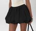 2025 Summer Women's New Solid Color Lace Elastic Waist Flower Bud Short Skirt For Women_voghion.com