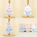 Plush Cute Rabbit Keychain Soft Fluffy Bunny Toy Pink White Gift Gray Adorable_voghion.com