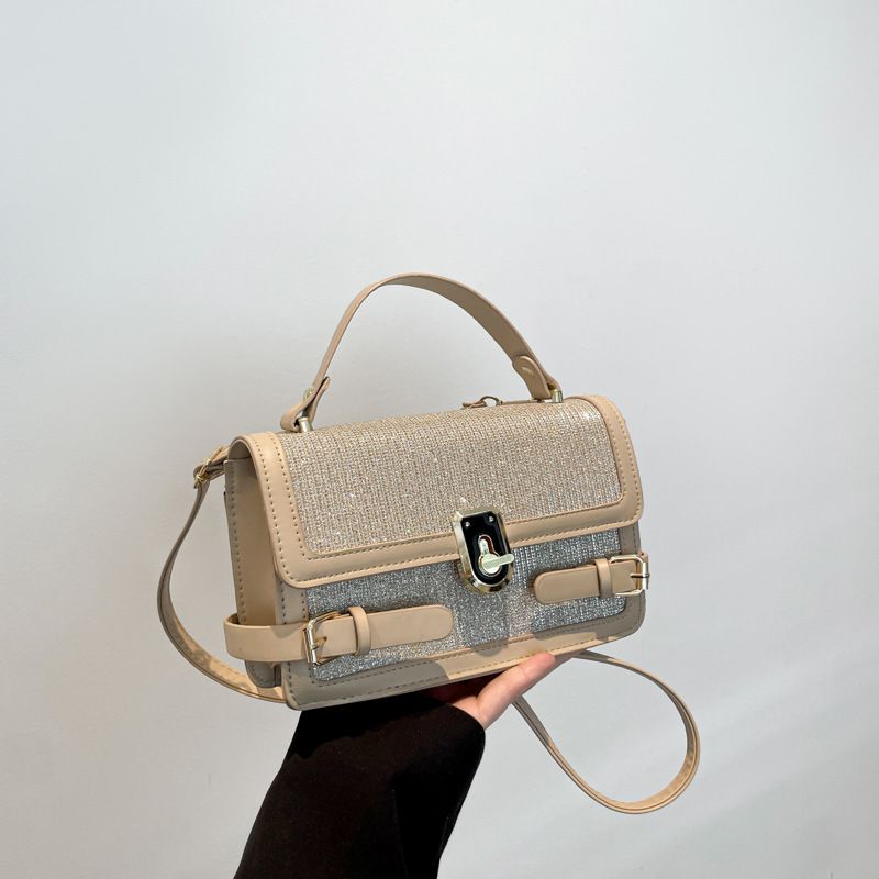 Borse da donna, nuova tendenza estiva, cuciture eleganti, tracolla singola, piccola borsa quadrata da donna._voghion.com