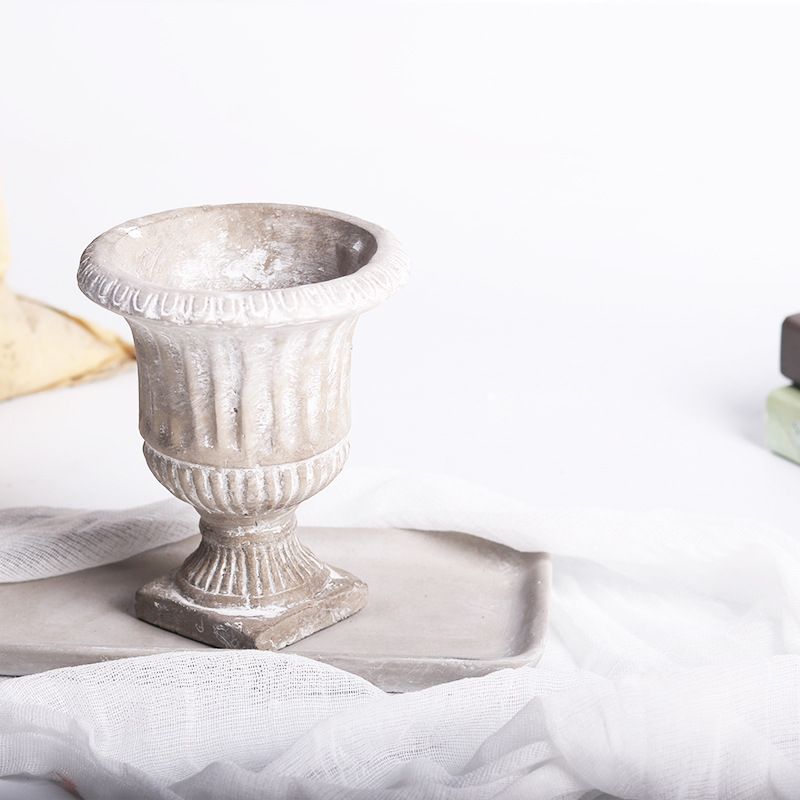 Trophäe im europäischen Stil, kreatives Arrangement, getrocknete Vase, Esstisch, Blumenkunst, Ins, saftige Desktop-Ornament, Blumentopf_voghion.com