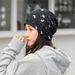 Women's Autumn Winter Korean Set Headband Cute Pile Fashion Versatile Windproof and Warm Hat_voghion.com
