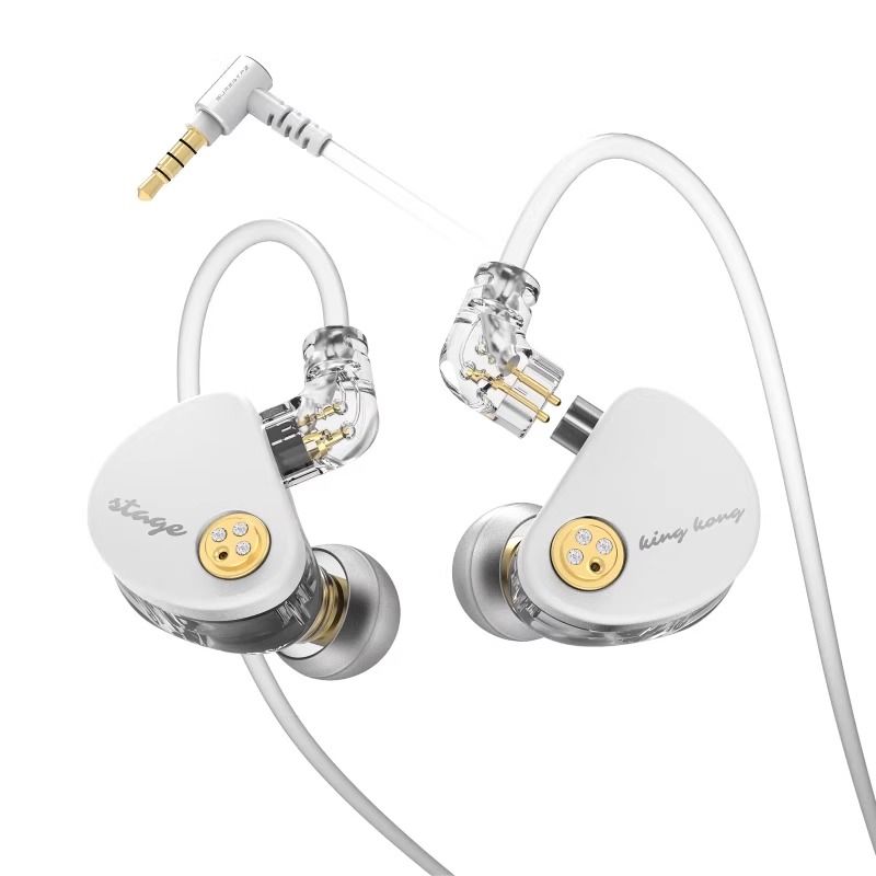 Jinsexiang Tfz King Kong Wired Headset HiFi Android Phone Universal With Microphone Gaming Earbuds_voghion.com