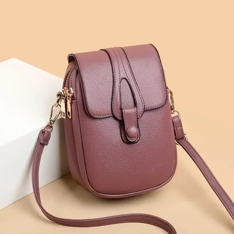 Vintage-Mode Kleine Schulter Taschen für Frauen Retro PU Leder Crossbody Telefon Messenger Tasche Handtasche Beutel Geldbörsen und_voghion.com