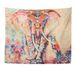 Factory a generation of new Indian National style color elephant tapestry home fabric decoration painting_voghion.com