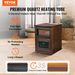 VEVOR Infrared Heater, 1500W Remote Control Electric Space Heater, LED Patio Heater W/ 3 Speeds & Timer & Overheat/Tip-Over Protection & Child Lock, For Bedroom,Living Room,Nursery,Studio,MDF_voghion.com