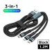3in1 I FAST CHARGER USB Charging Cable For USB; Type C; IPhone_voghion.com