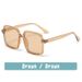 Kids'sunglasses Personalized square frame children's sunglasses Color frame splicing UV protection baby sunglasses Children's sunglasses_voghion.com