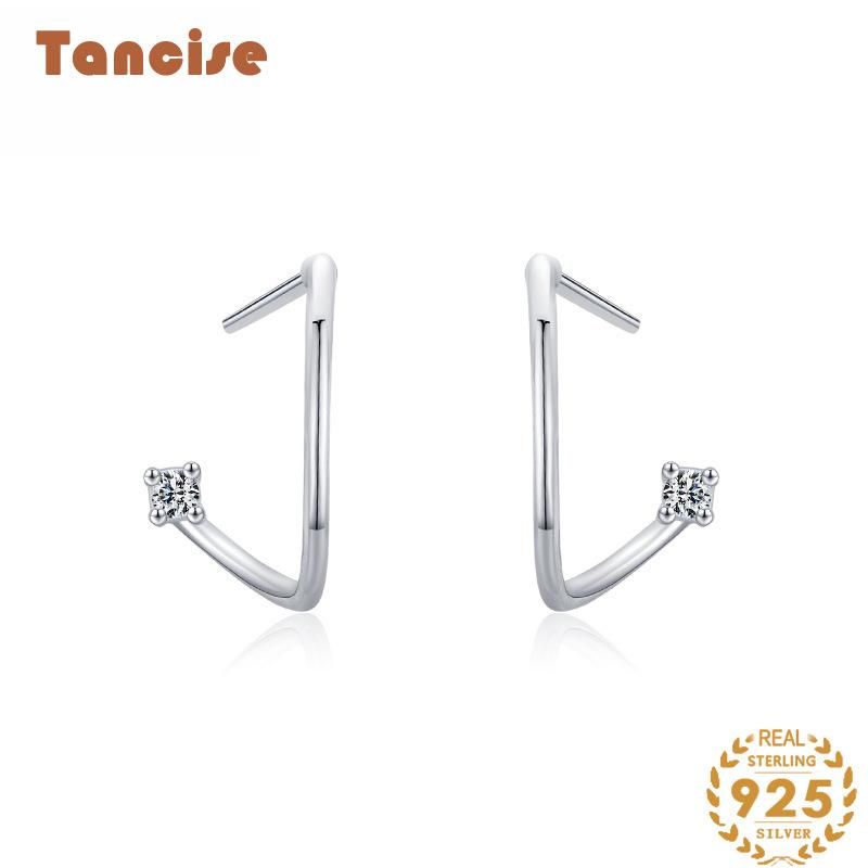 Tancise Orecchini pendenti con zirconi d'argento per le donne Regali per feste di matrimonio_voghion.com