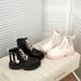 Mother & Kids Short Boots Fashionable Girls' Fashion Winter Boots - Soft Sole Ankle Boots For Kids, Stylish & Comfortable, Pink & Black, Sizes 26-37_voghion.com