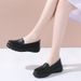 Nurse shoes female black soft bottom breathable not tired feet light and comfortable small white shoes white medical shoes thick bottom work shoes_voghion.com