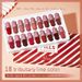 Pudaier Mini Capsule Velvet Matte Lip Glaze Smooth Colorful Non-Stick Cup Soft Velvet Texture Rossetto per tutti i tipi di pelle_voghion.com