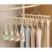 GZP Double Row Hook Wave Multifunctional Vest Storage Student Back-to-School Underwear Hanger_voghion.com