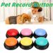 1 stk. hundeoptageknap multifunktionel bærbar 30 sekunders optagelsesknap til katte, hunde, kæledyr_voghion.com