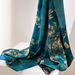 Mulberry Silk, Silk Scarf, Women's Spring/Summer 2024 Versatile Ink and Bamboo Printed Long Shave, Sun Protection Shawl,_voghion.com