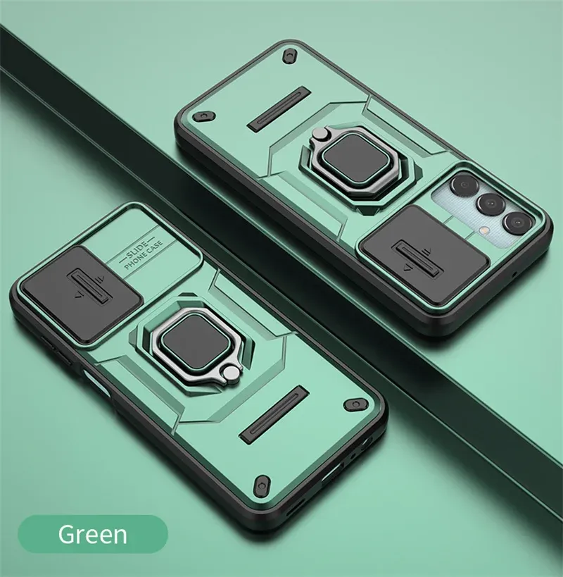 Armor Case For Samsung Galaxy M15 M35 M55 A15 5G A25 A35 A55 Protective Cover Ring Magnetic Holder Coque Fundas Capa_voghion.com