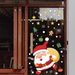 Decorazione natalizia transfrontaliera, adesivo statico per vetrine di negozi di centro commerciale, Babbo Natale, palloncino, porta_voghion.com
