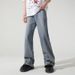 Pants Reverse Wear Design Wide-leg American Denim (version Is Too Long, It Is Recommended To Shoot One Size Smaller) Blue Is A Gradual Change Of Color_voghion.com