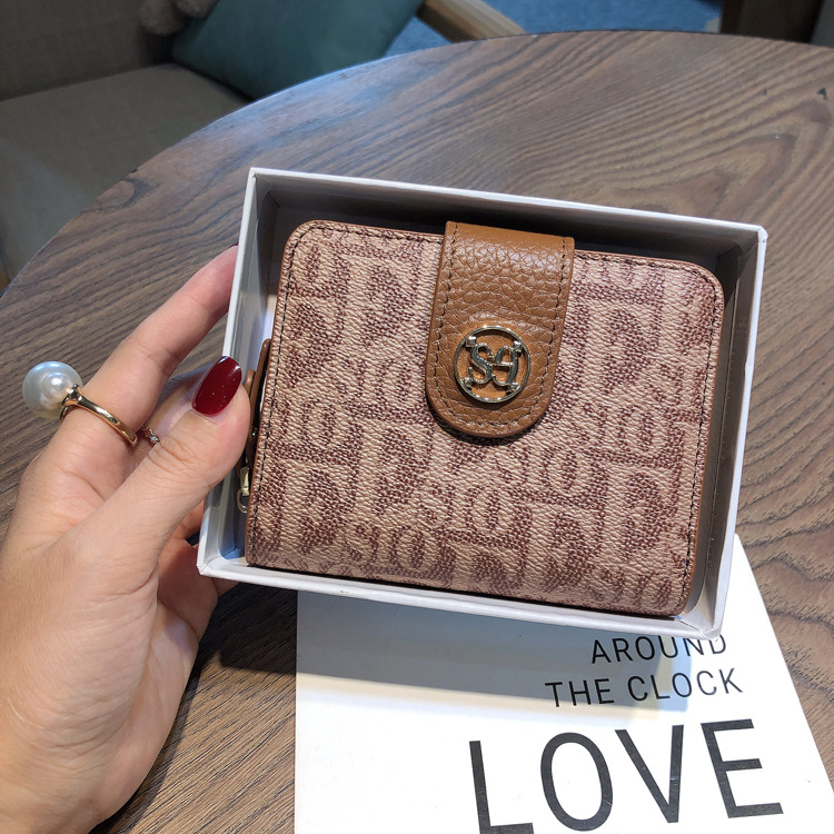 Ready-made one-piece card bag, wallet, all-in-one bag, women's multi-card slot wallet, large-capacity card holder, short coin purse_voghion.com