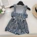 Kid's Clothing New Style Fashionable Little Girl Bib Shorts Bottoming Shirt Three Piece Suit Trendy_voghion.com