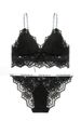 Women's Intimates Lace Bra Set Without Steel Ring Bra Thin Women's Underwear Set_voghion.com